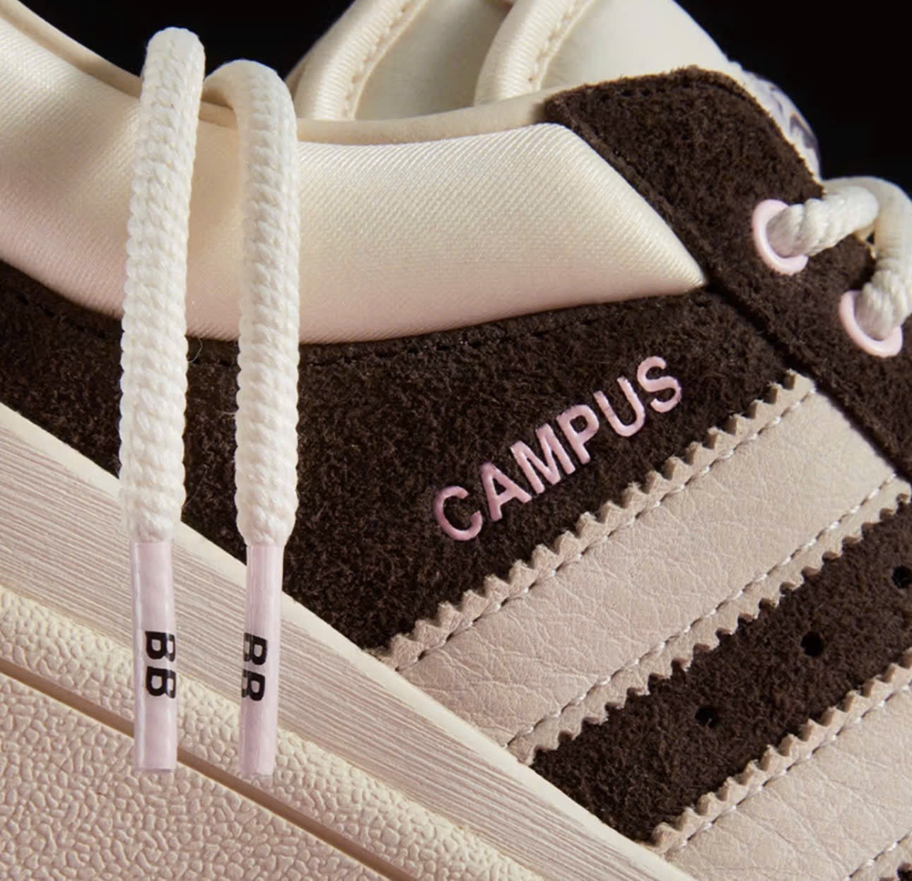 Giày Adidas Campus x Bad Bunny 'Deep Brown'